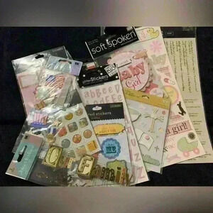 Lot of 13 pkgs, Assortment of Sticker Sheets